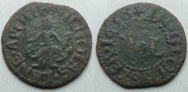 Gloucester, Nicholas Lane 1656 farthing Gloucester, Nicholas Lane 1656 farthing